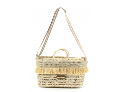 Crossbody nudos ISABELLA. beige